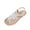 White, variant on YYUIJK Women Sandals ,Women's Flat Slide Sandals - Fashionable Elastic Ankle Strap Comfortable Flat Summer Sandals White 8