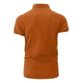 thumbnail image 3 of pstuiky camisetas para hombre, Camisa tipo cárdigan de manga corta con botones y solapa de color liso para hombre, estilo verano, a la moda, con bolsillo ropa de hombre s, 3 of 4