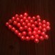 thumbnail image 2 of FELTECHELECTR 100 unidades de globos de luz LED redondos con forma de bola, adornos para decoración de bodas y fiestas navideñas (rojos), 2 of 6
