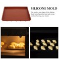 thumbnail image 3 of CRAFTHROU Poêle à Griller en Silicone Compatible Four pour Amateurs de Pain Café 1Pcs, 3 of 6