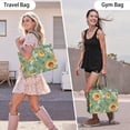 thumbnail image 6 of Large Capacity Tote Bag,Green White Daisy Sunflower Pattern Handbag Fashion Luxury Tote Bag,15.7"x13"x 5.1" Inches,Laptop Compatible, 6 of 6