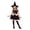 AB220 Black, variant on Bainana Kids Halloween Cosplay Witch Cat Dress Lightweight Short Sleeve Dress With Hat Girls School Play Dresses