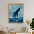 thumbnail image 6 of Diamond Art Kit for Adults, Blue Whale Breaching Ocean Waves Diamond Painting for Adults Beginners, 5D DIY Diamond Art Painting Kits, Colorful Diamond Painting Craft for Home Decor 12x16, 6 of 7