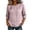 ❧204-Purple, variant on Women's Spring Summer Cotton Linen Loose Fit Half Sleeve Top Pullover Crop Top Half Sleeve Crew Neck Blouse for Women