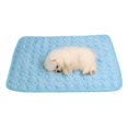 thumbnail image 1 of Tapis Rafraîchissant pour Chien Tapis Rafraîchissant pour Chien Tapis Froid pour Chat Couverture Panier Froid pour Chiens pour l'Été en Matériau Multifonctionnel (Bleu), 1 of 5