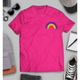 thumbnail image 3 of S4E Men's Rainbow Flag LGBTQ Gay Pride T-Shirt XXX-Large Heliconia Pink, 3 of 4