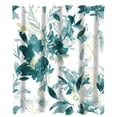 thumbnail image 4 of Cortina de ducha Dznils Floral Verde 72' x 72' con ganchos, 4 of 11