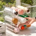 sunsanly Water Bottle Organizer for Pantry Stackable Cup Holder for