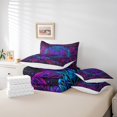 thumbnail image 5 of Mandala Comforter Set 7 Piece Bed in a Bag Twin,Trippy Lotus Boho Floral Bedding Sets Bohemian Tribal Damask Flowers Sheet Set with Comforter, 5 of 5