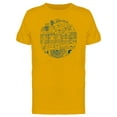 thumbnail image 1 of Italy Tourism Round Frame Tee Men's -Image by Shutterstock, 1 of 1