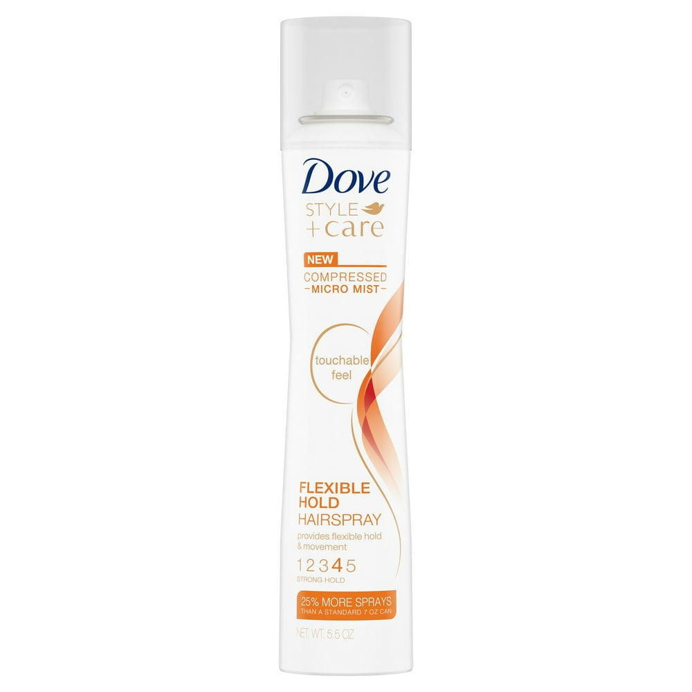 Dove Style + Care Flexible Hold Hairspray, 5.5 oz