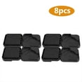 thumbnail image 1 of TOPINCN Bed Risers, 8Pcs/Set Furniture Leg Risers Plastic Non-slip Riser for Table Desk Bed Sofa Chairs, Table Risers, 1 of 8