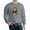 Graphite Gray, variant on CafePress - Mona Lisa Dog Sweatshirt - Crew Neck Sweatshirt