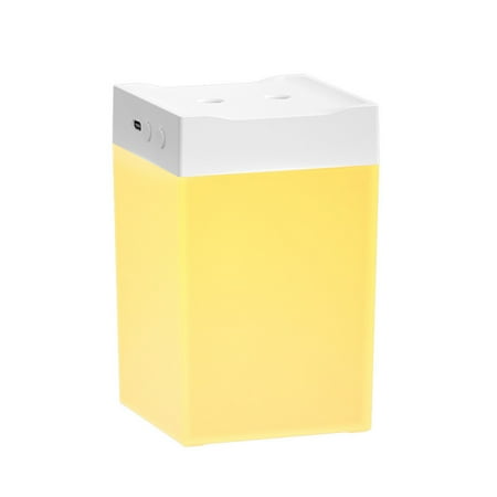 

Wovilon Humidifiers For Bedroom Home Appliances Portable Desk Humidifier Cool Mist Humidifier Small Humidifier For Home Bedroom Office Plants Double-Head Spray Colorful Night Light Function