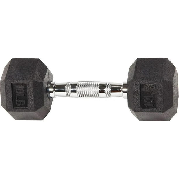 Mancuerna Hexagonal de Acero Fuxion Sports Forro Neopreno 10 lb FS-MH10LB-01