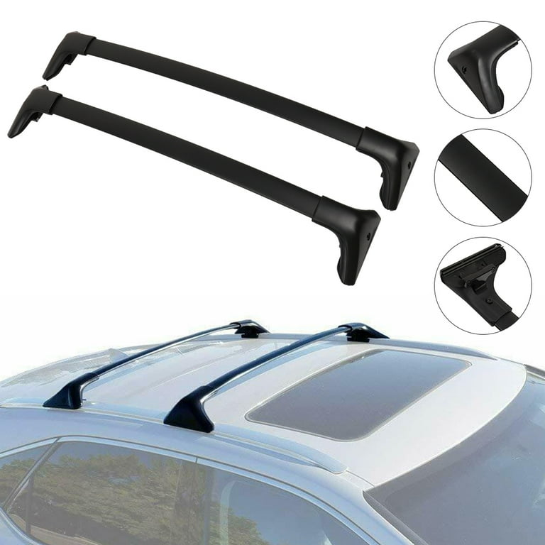 SCITOO Roof Rack Cross Bars Baggage Carrier For Lexus RX350 2016-2018  2020,for Lexus RX450h 2016-2020 Black 2 Pcs Roof Top Rack Luggage Carrier