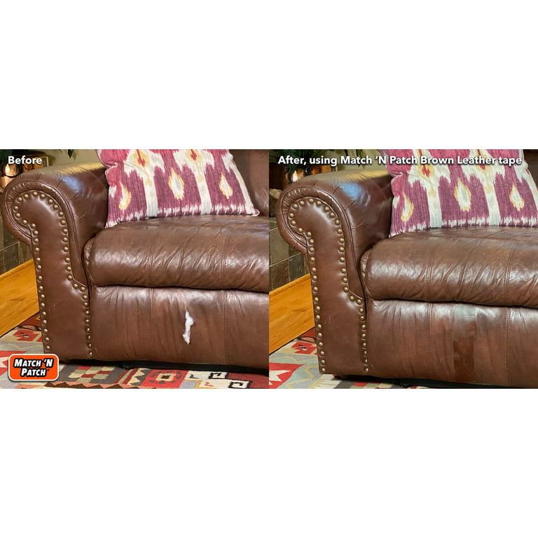 Match 'n Patch Realistic Brown Leather Repair Patch