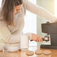 thumbnail image 4 of Larfraecy 600pcs Unbleached Coffee Filter Papers 64mm Round Filters Compatible with Aerobie Aeropress Coffee & Espresso Makers,Natural Coffee Paper Filters, 4 of 5