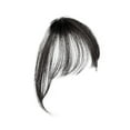 thumbnail image 2 of Natural Black Bangs Hair Piece with High Temperature Wire, 8x8cm, Clip-In Extension for Women, Reusable and Styleable for All Face Shapes, 2 of 9