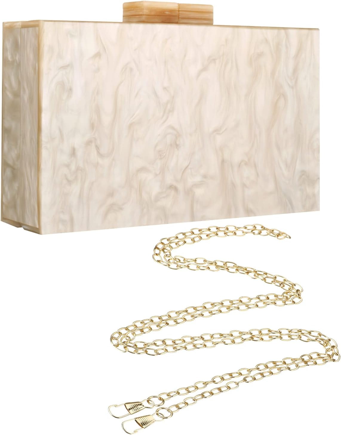 Kwuty Acrylic Clutch Purses for Women with Marbling Purses and Handbags Elegant Banquet Evening Crossbody Bag