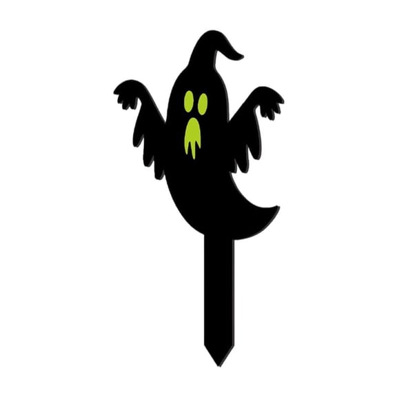 Halloween Ghost Decor 5 X 3 Inch Glow in The Dark Halloween Decorations Outdoor Halloween Yard Decor for Lawn Porch Haunted House Party