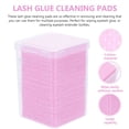 thumbnail image 3 of BRIGHTFUFU 800Set Eyelash Wipes for Glue Removal Assorted Color Cotton Square Salon Use Professionals Home Users, 3 of 6