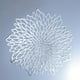 thumbnail image 1 of Manteles individuales Snowkingdom de vinilo metálico plateado, paquete de 6 unidades, 38 cm, 1 of 6