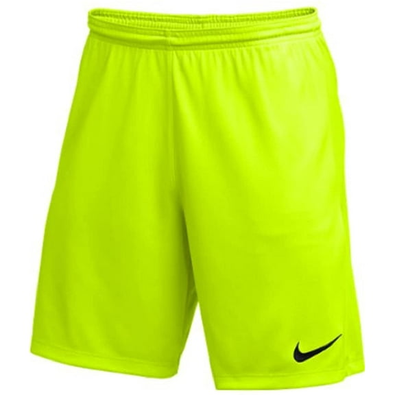 Nike Men's Park III Shorts Yellow Size Youth X-Large