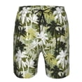 thumbnail image 3 of Fuzoiu Hawaii Palms Print Men's Beach Shorts,Men's Swim Trunks,Quick Dry Board Shorts with Pockets,Men's Bathing Suits for Surfing, Running, and Casual Wear-X-Large, 3 of 6