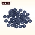 thumbnail image 3 of Uxcell 50pcs Sewing Button 18mm 4 Holes Resin Round Crafting Buttons, Light Blue, 3 of 6