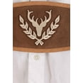 thumbnail image 2 of Men's Classic Brown Lederhosen Oktoberfest Costume, 2 of 5