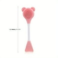 thumbnail image 2 of 1/4pcs Silicone Face Cleansing Brush, Doublehead Facial Cleanser, Pore Cleaner Exfoliator Skin Care Tools, 2 of 5