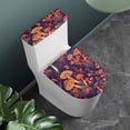 thumbnail image 2 of HELLHERO Forest with Mushrooms 2 Piece Set Toilet Seat Lid Cover Set Universal Polyester, Fits All Toilet Shapes, Bathroom Accessories, 2 of 7