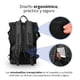 thumbnail image 5 of Mochila Backpack Roll Top Antirrobo Impermeable para Laptop de 15" y Tablet Redlemon  Ideal para Campamentos. Gris Oscuro, 5 of 5