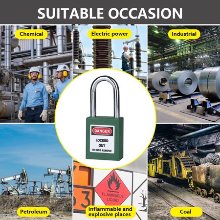 5 Pieces Lockout Tagout Kit Professional Locking Accessory Insulative ...