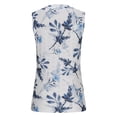 thumbnail image 5 of Aloohaidyvio Dressy Blouses for Women,2024 Summer Women's Lace Casual Tunic Top Short Sleeve V Neck Button Soft Blouse Spring Comfy Graphic Tees, 5 of 6