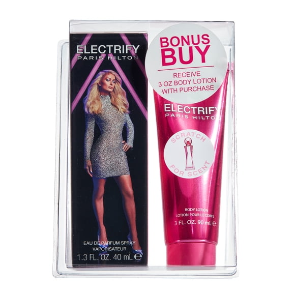 Paris Hilton Electrify Eau de Parfum, Perfume for Women, 1.3 fl oz with Bonus