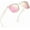 Matte Beige | Revo Pink, variant on Polarized Sunglasses for Men Women Classic Vintage 80s Shades UV Protection Sun Glasses