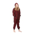 thumbnail image 2 of Combinaison Pyjama une Pièce à Capuchon en Molleton à Carreaux Buffalo pour Garçons et Filles, 2 of 2