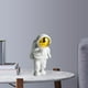 thumbnail image 3 of Figura pequeña de astronauta de resina, adorno para pastel, decoración de escritorio. Dorado B, 3 of 8