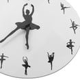 thumbnail image 3 of Reloj de pared resistente para el hogar, decoración de pared, reloj de pared, estilo simple para decoración, hogar, baño, oficina, 3 of 4