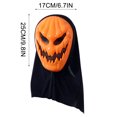 thumbnail image 2 of XGFHYJEH Halloween Pumpkin Mask Decorations Indoor Outdoor, Halloween Decoration Ornament, Halloween Cosplay Scary Props Decor for Home Party, 2 of 7