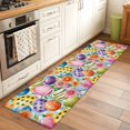 thumbnail image 3 of Easter Colorful Eggs Kitchen Runner Rug 2x6 Washable Runners for Hallway Non Slip Spring Floral Polka Dot Blue Striped Large Area Rug Indoor Floor Carpet for Bathroom Laundry Entryway Bedroom, 3 of 8