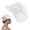 White, variant on Adjustable Half Mesh Work Hat - Kitchen Cooking Cap, Reusable Washable Bouffant Beanie, Dust-Proof Service Hat, Breathable Summer Ventilation, Unisex, Comfortable, Durable, One Siz