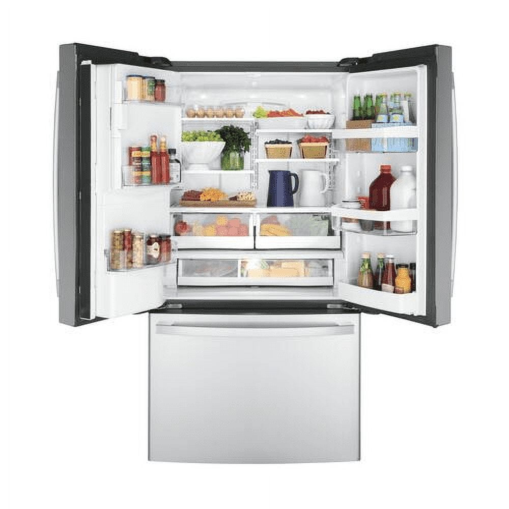 GE® ENERGY STAR® 22.1 Cu. Ft. Counter-Depth Fingerprint Resistant French-Door Refrigerator