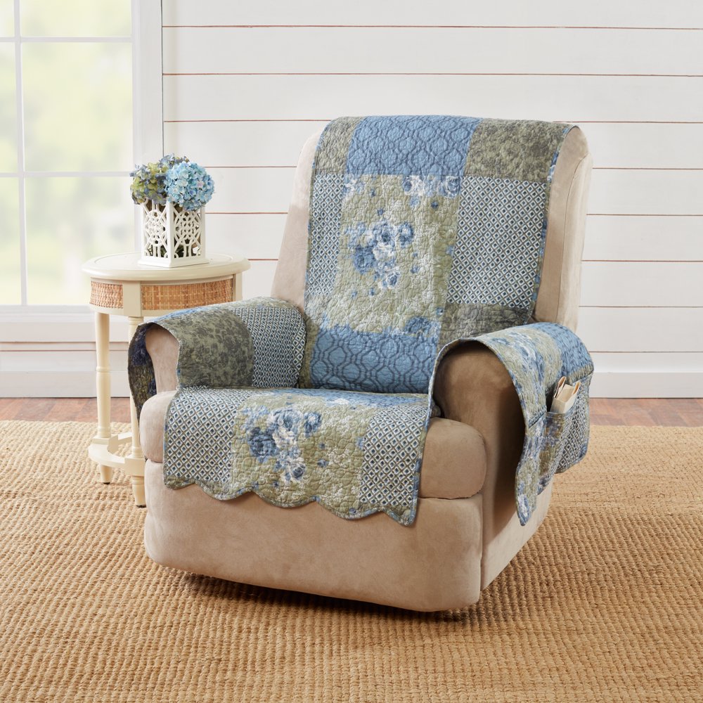 SureFit Deluxe Heirloom Reversible Quilted Prewashed Cotton with Front and Back Scallop Edge and