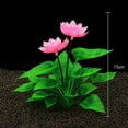 thumbnail image 4 of Shulemin Aquarium Ornament Fadeless Aquatics Accessories Bright Color Simulation Flower Landscape Decor, 4 of 8