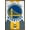 Bronze Framed Version, variant on NBA Golden State Warriors - Logo 19 19 Wall Poster with Pushpins, 14.725" x 22.375"