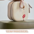 thumbnail image 3 of OULII Handbag Charm With Red Lip Design In Zinc Alloy For Women 1Pack, 3 of 7