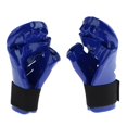 thumbnail image 3 of Gants de Sparring Taekwondo pour Enfants Mitaines MMA Protection des Mains Kickboxing Frappe Protection des Mains Équipement Bleu P, 3 of 9